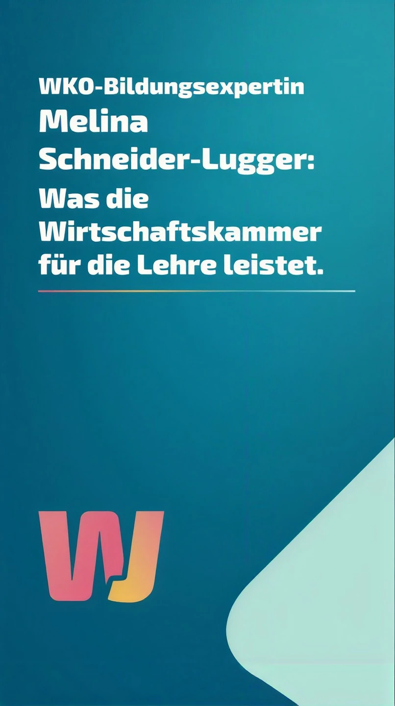 WKO-Bildungsexpertin Melina Schneider-Lugger auf der WJ 2026
